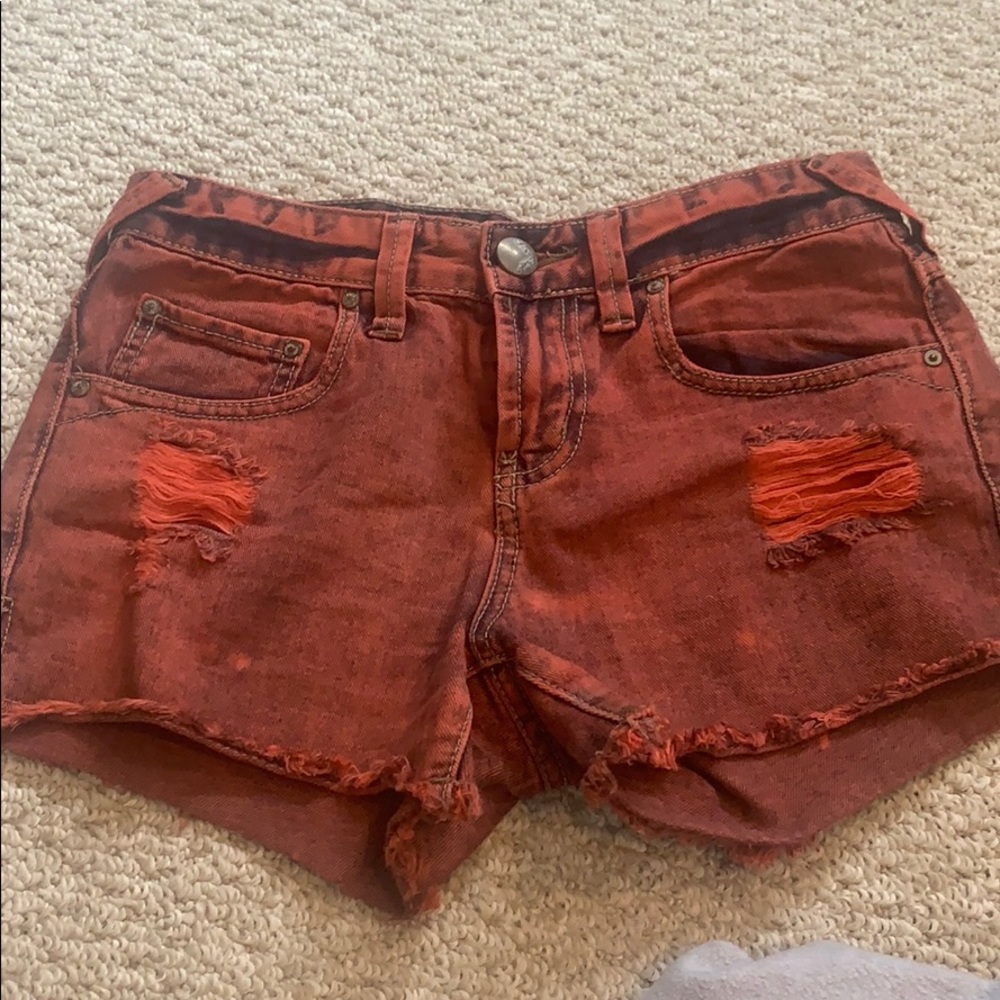 Free people red shorts